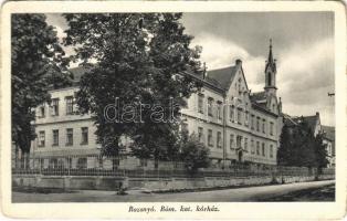 1942 Rozsnyó, Roznava; Római katolikus kórház. Özv. dr. Mariska Györgyné kiadása / hospital (kopott sarkak / worn corners)