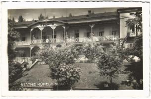 1940 Szliács, Sliac; Státne kúpele / Állami fürdő, Polana / spa, bath, hotel