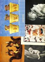 21 db Anna Geddes modern gyermeket ábrázoló lap