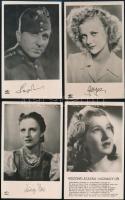 cca 1940 össz. 6 db színészeket ábrázoló fotólap (Páger Antal, Tolnay Klári, Szörényi Éva stb.)