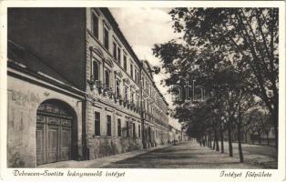 Debrecen, Svetits leánynevelő intézet főépülete