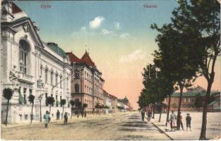 1917 Győr, Vásártér. Vasúti levelezőlapárusítás 30. 1916. (EK)