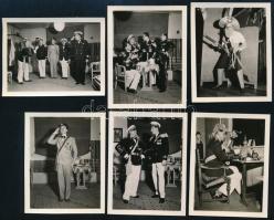 1938 Flottakonferncia, 18 db fotó egy tengerész jelmezbálról, 6×5 és 6×6 cm-es fotókkal