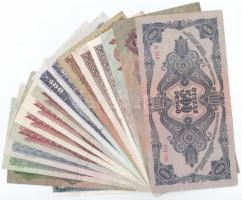 16db-os pengő-forint bankjegy tétel, közte 1949. 100Ft, 1990. 500Ft valamint "Vásárlási Visszat...