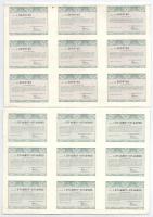 Budapest 1996. "A City Kárpótlási Jegy Befektető Részvénytársaság" 1000Ft értékű részvénye...