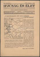 1941-1942 Ifjúság és élet földrajz-természettudományi folyóirat XVII. évf 1-17. szám. világháborús hírekkel is