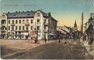 1918 Kaposvár, Széchenyi tér, Frank Béla és Weisz Samu üzlete