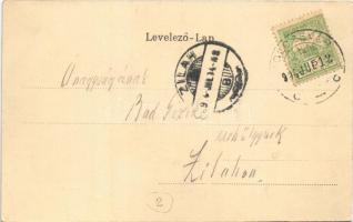 1904 Kolozsvár, Cluj; Sétatéri kioszk / promenade kiosk