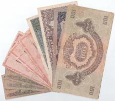 1939-1946. 11db Pengő bankjegy, közte "Vöröshadsereg Parancsnoksága" T:III-IV