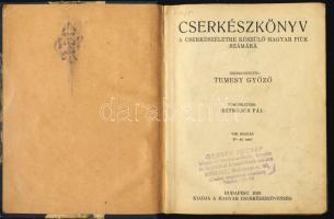 1933 Sztrilich Pál-Temesí Győző: Cserkészkönyv, Magyar Cserkészszövetség, Budapest