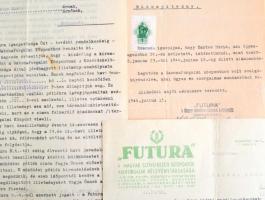 1942-1948 Futura szövetkezet, Meinl Gyula levelek, okmányok, igazolványok