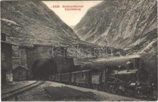 Gotthardtunnel (MDCCCLXXXII), Expresszug / Gotthard railway tunnel, locomotive
