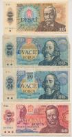 Csehszlovákia 1961. 5K + 1964. 50K + 1961. 100K + 1970. 20K + 1986. 10K + 1988. 20K (2x, egyik "...