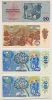 Csehszlovákia 1960. 10K + 1964. 50K + 1961. 100K + 1970. 20K + 1986. 10K + 1988. 20K (2x) T:III közt...