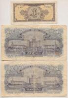 Románia 1952. 1L + 100L (2x) T:III,III-
Romania 1952. 1 Leu + 100 Lei (2x) C:F,VG
Krause P#81, P#9...
