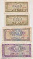 Románia 1966. 1L-100L (7db, 5xklf) T:III Romania 1966. 1 Leu - 100 Lei (7pcs, 5xdiff) C:F