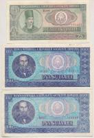 Románia 1966. 1L-100L (7db, 5xklf) T:III
Romania 1966. 1 Leu - 100 Lei (7pcs, 5xdiff) C:F
