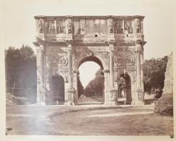 cca 1890 Róma 4 db nagy méretű fotó kartonon. / Roma 4 large photos on cartboard. Cartboard size: 46...