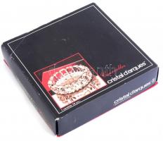 Cristal d'Arques üveg hamutál, matricával jelzett, hibátlan, eredeti dobozában, d: 16 cm