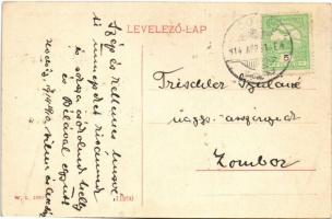 1914 Hódság, Odzaci; Kalvarie / Kálvária, gyerekek. W. L. 1989. / calvary, children (EK)