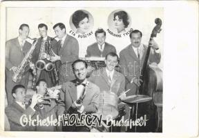1962 Orchester Holéczy Budapest, Eta Pusztay és Marianne Tycho. Aáírások (EK)
