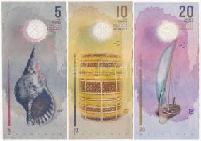Maldív-szigetek 2015-2017. 5R-100R (5xklf) T:III
Maldives 2015-2017. 5 Rufiyaa - 100 Rufiyaa (5xdif...