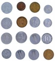 Német Birodalom / Weimar Köztársaság / Német Harmadik Birodalom / NSZK 16db-os érme tétel, egy kivét...