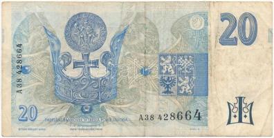 Csehország 1994. 20K T:III
Czech Republic 1994. 20 Korun C:F
Krause P#10