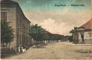 Nagyrőce, Gross-Rauschenbach, Velká Revúca; Murányi utca, Bogár M. üzlete / street, shop (EK)