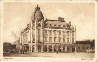 1928 Nagykőrös, Városi bérház, üzletek. Németh Sándor kiadása (fl)