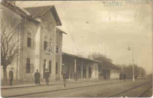 ~1908 Prijedor, railway station / Bahnhof. photo (EB)