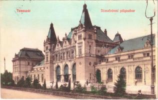 Temesvár, Timisoara; Józsefvárosi pályaudvar, vasútállomás / Iosefin railway station (Rb)