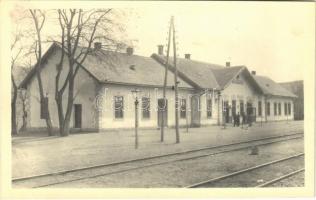 Kolozs, Kolozs-Sósfürdő, Cojocna; vasútállomás / railway station. photo (fa)