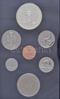Kanada 1977. 1c-1$ (7xklf) forgalmi sor eredeti tokban, közte 1977. 1$ Ag "A szenátus trónja&qu...