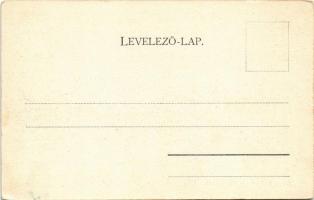 Siófok, kikötő, Baross gőzös. Kampmann H. kiadása (EK)