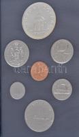 Kanada 1976. 1c-1$ (7xklf) forgalmi sor eredeti, kicsit sérült tokban, közte 1976. 1$ Ag "A par...