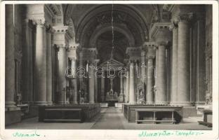Arad, Minorita templom, belső / Minorite church, interior. photo (fa)