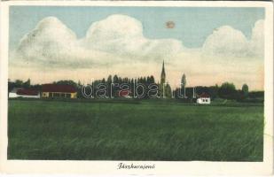 1941 Jászkarajenő, látkép, templom (EK)