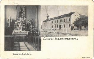 1926 Berzence, Somogyberzence; Zárda, zárdakápolna, belső (EM)