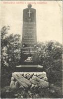 Nemesvis (Répcevis), Az 1848. évi szabadságharcban az október 11-ei répcevisi ütközetben hősi halált halt Devich János honvédtüzér emlékműve a nemesvisi temetőben (r)