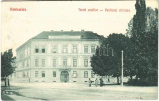 1914 Karánsebes, Caransebes; Tiszti pavilon / Pavilonul ofitiresc / officers pavilion (EK)