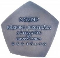1968. "1918-1968 / MSZMP Központi Bizottsága Agitációs és Propaganda Osztálya" ezüstpatiná...