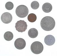 13db-os (12xklf) közép- és dél-amerikai érmetétel, közte Venezuela 1960. 1B Ag T:2-3
13pcs (12xdiff...