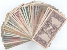 37db-os vegyes Pengő bankjegytétel T:III,III-
