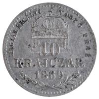 1869KB 10kr Ag Magyar Királyi Váltó Pénz T:2 Adamo M10.1