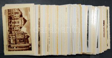 253 db különböző háború előtti megíratlan, jó állapotú magyar városképes lap