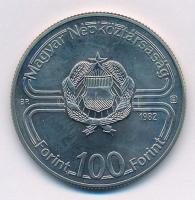 1982. 100Ft Cu-Ni "Labdarúgó világbajnokság 1982" T:BU Adamo EM68