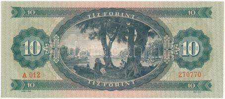 1962. 10Ft "A012 270770" T:III szép papír
Adamo F6