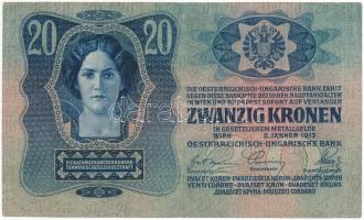 1913. 20K T:III szép papír