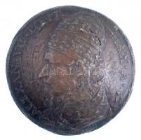 Olasz Államok / Pápai Állam ~19. század VII. Sándor pápa / Szent hegyek alapja Br emlékérem, az 1660-as emlékérem utánverete (41mm) T:3 patina, hajlított lapka, ü. Italian States / Papal States ~19th century Br commemorative medallion Alexan VII Pont Max A VI / Fvndamenta Eivs in Montibvs Sanctis restrike of the medallion of 1660 (41mm) C:F patina, bent, ding